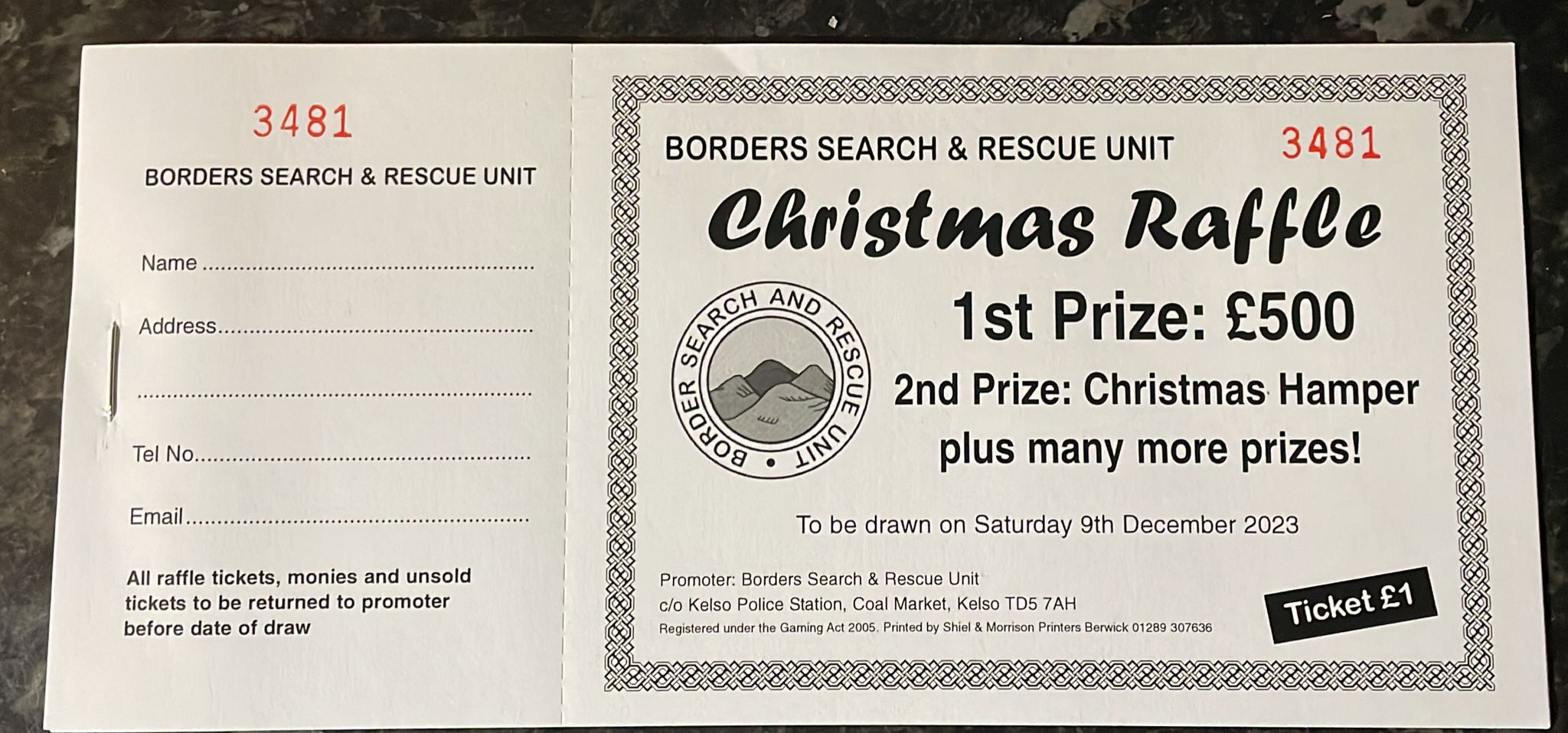 CHRISTMAS RAFFLE